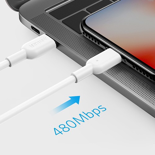 Cáp PD Anker 90cm hỗ trợ sạc nhanh Power Delivery, Hàng New Fullbox