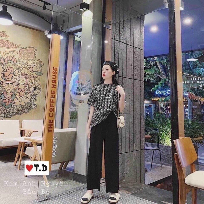 QUẦN ỐNG RỘNG -QUẦN  XUÔNG CHẤT TĂM COTTON