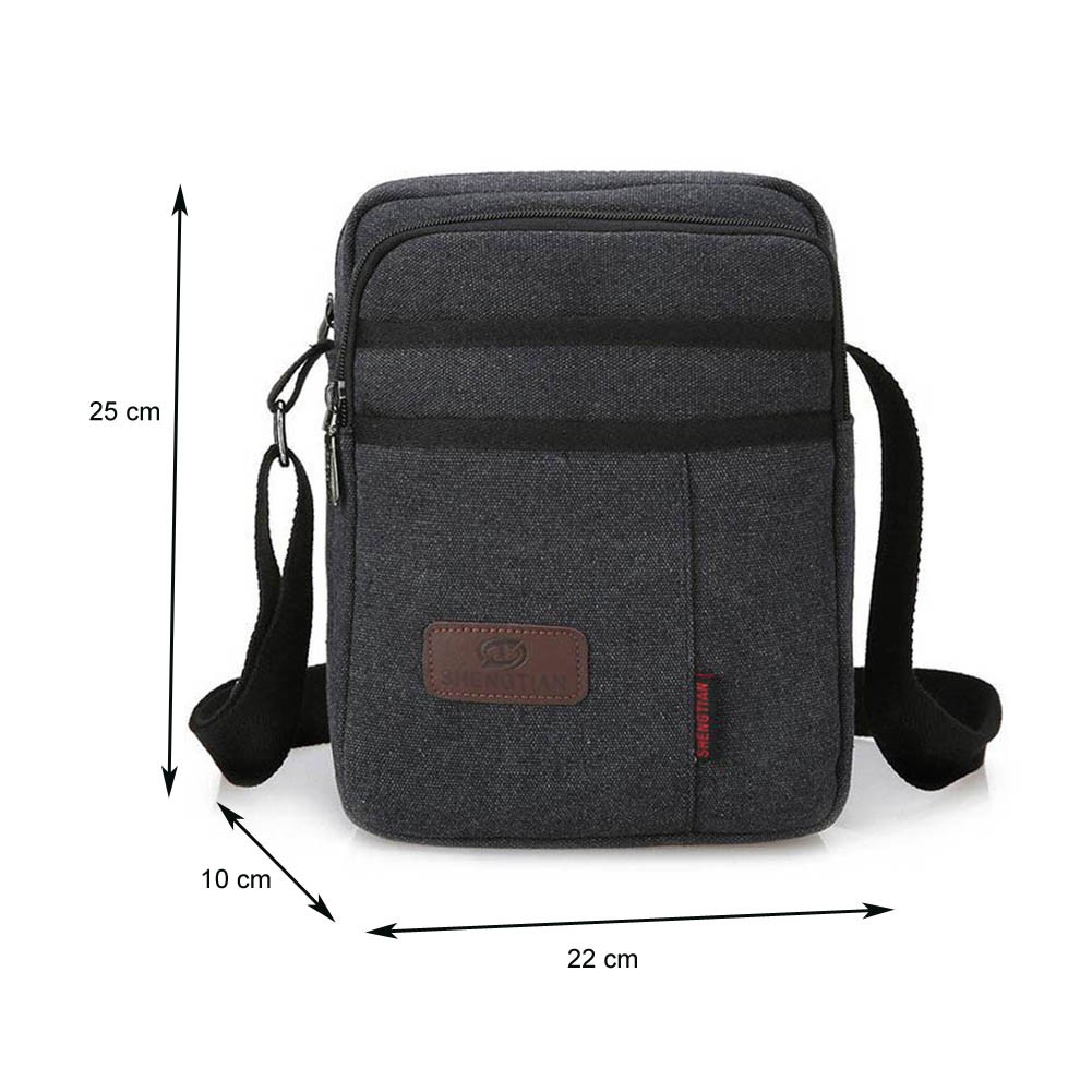 Túi Canvas Đeo Chéo Chống Trộm Cho Nam | BigBuy360 - bigbuy360.vn