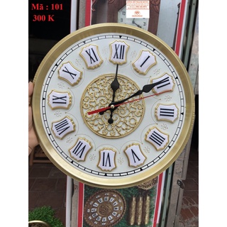 Mặt đồng hồ nhôm trắng- mặt 32 cm và máy đồng hồ 3 kim cao câp, tặng kèm 1 pin-Đồng Hồ Thanh Hùng