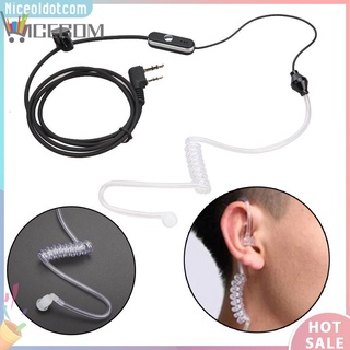 Tai nghe có micro 2 pin ptt cho máy bộ đàm baofeng retevis radios b
