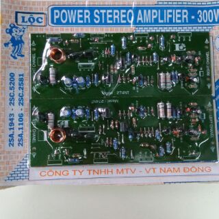Mạch công suất cho ampli 8 sò (2sp)