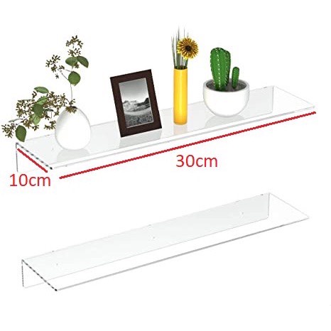 Kệ treo tường không cần đóng đinh kích thước 30x10 cm