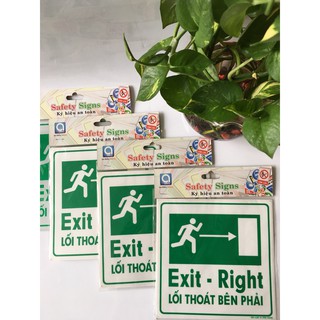 BIỂN BÁO - LỐI THOÁT HIỂM BÊN PHẢI