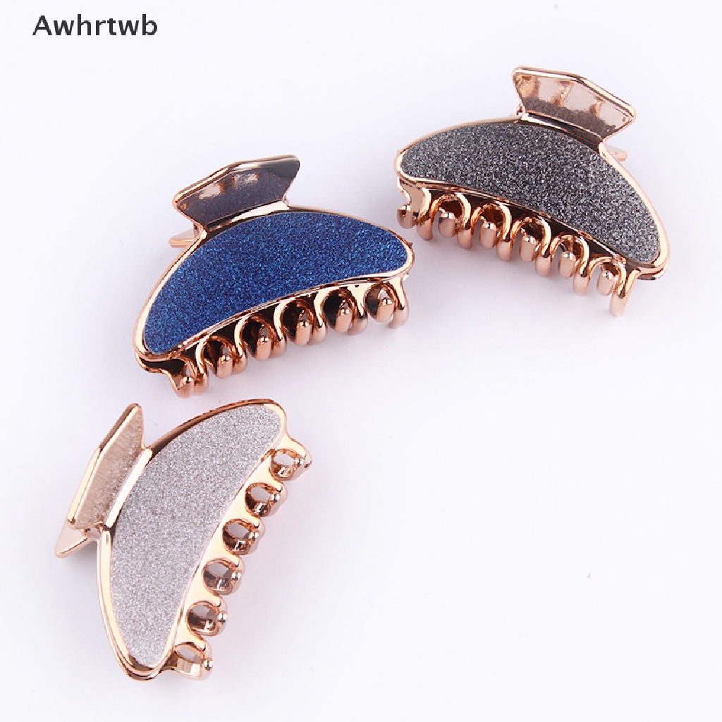 Kẹp Tóc Càng Cua Màu Nhám Chống Trượt Cho Nữ