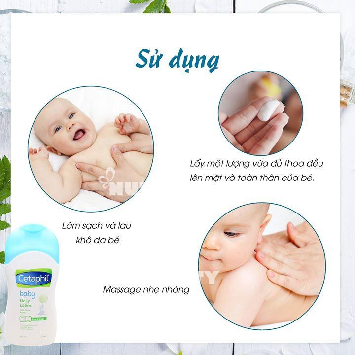 Cetaphil baby daily lotion - Dưỡng ẩm hàng ngày dịu nhẹ cho bé (Chai 400ml)