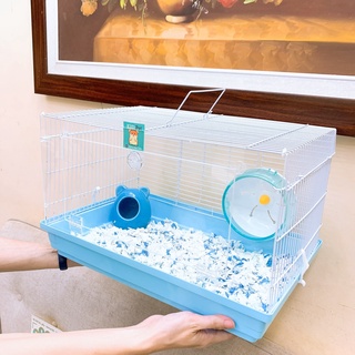 L17 lồng hamster size đại mặt mica 47x30cm
