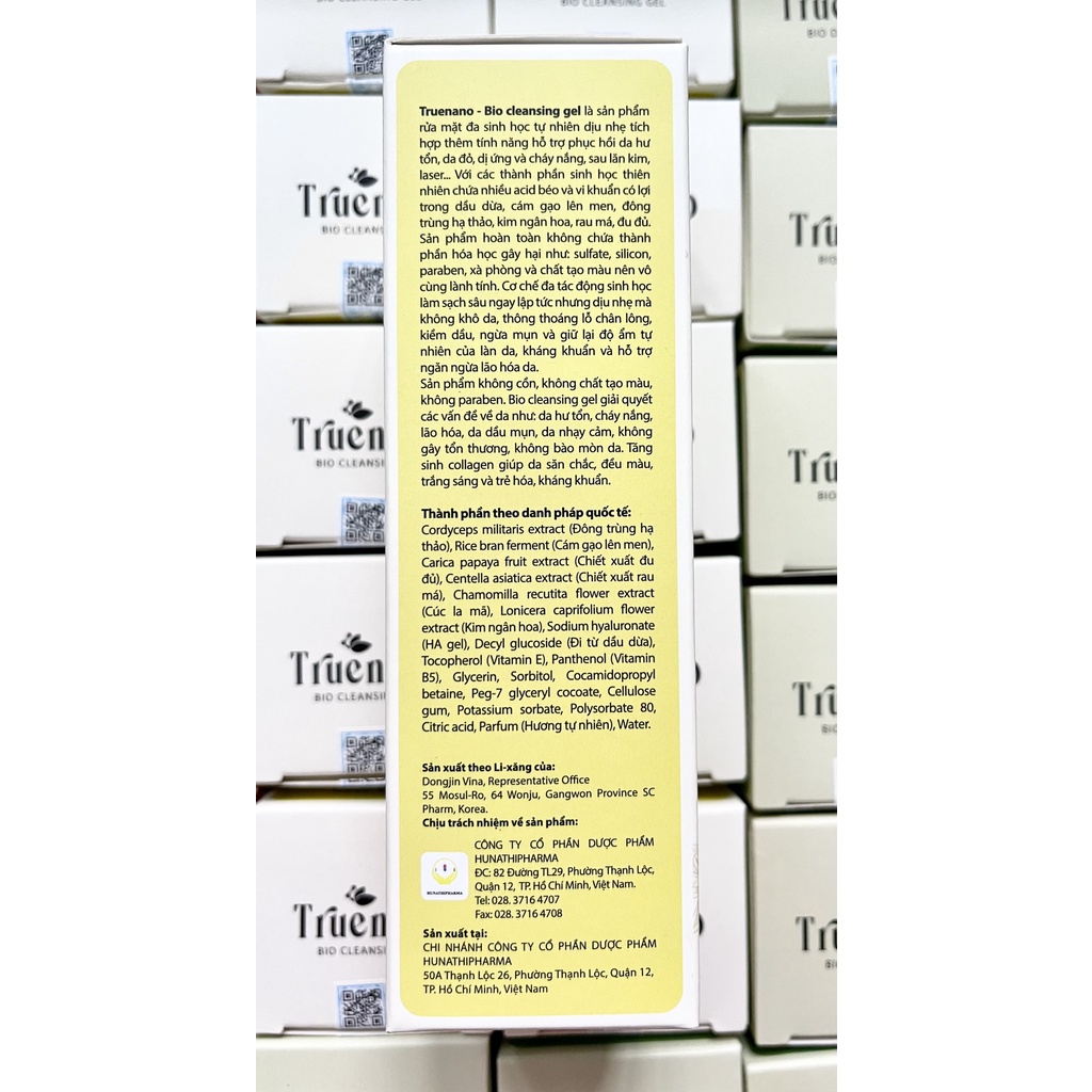 TRUENANO - BIO CLEANSING GEL  150ML
