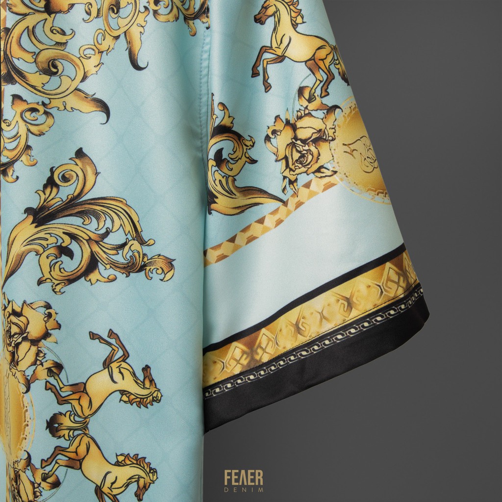 Áo sơ mi nam FEAER DENIM chất thoáng khí nhẹ vải lụa BLUE HORSE GOLD | BigBuy360 - bigbuy360.vn