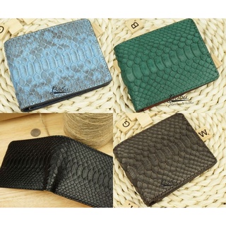 VÍ NAM DA THẬT DÁNG NGANG, VÍ DA NAM, BÓP DA TRĂN NAM Babu Handmade WL156