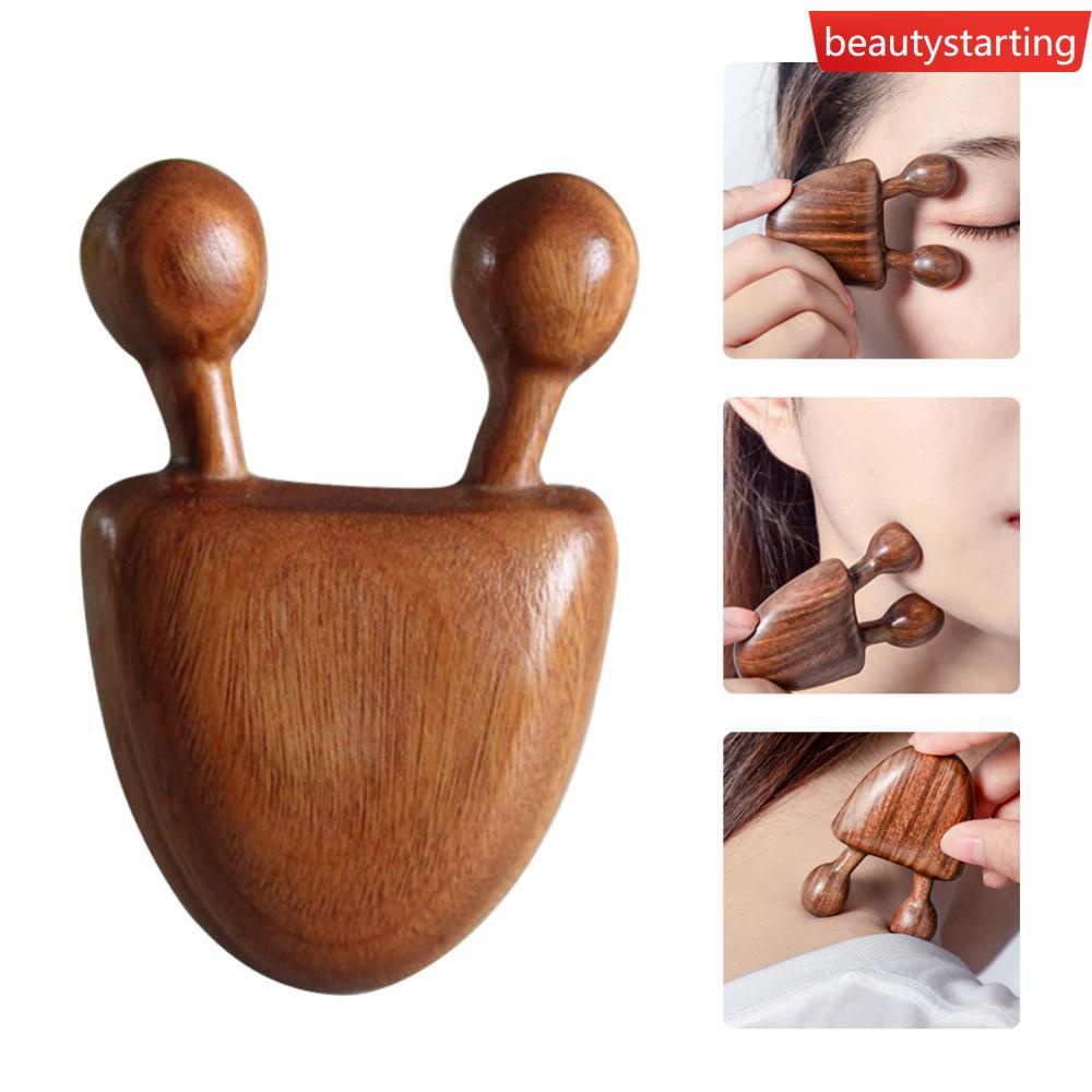 1 Cây Lược Gỗ Đàn Hương Tự Nhiên Mát Xa Cho Vùng Da Mắt F9J1