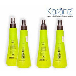 Sữa Xịt nước dưỡng tóc KERATIN MOISTURE LOTION KARANZ collagen giữ màu phục hồi khô xơ hư tổn 250ml :))SIÊU THƠM xanh lá