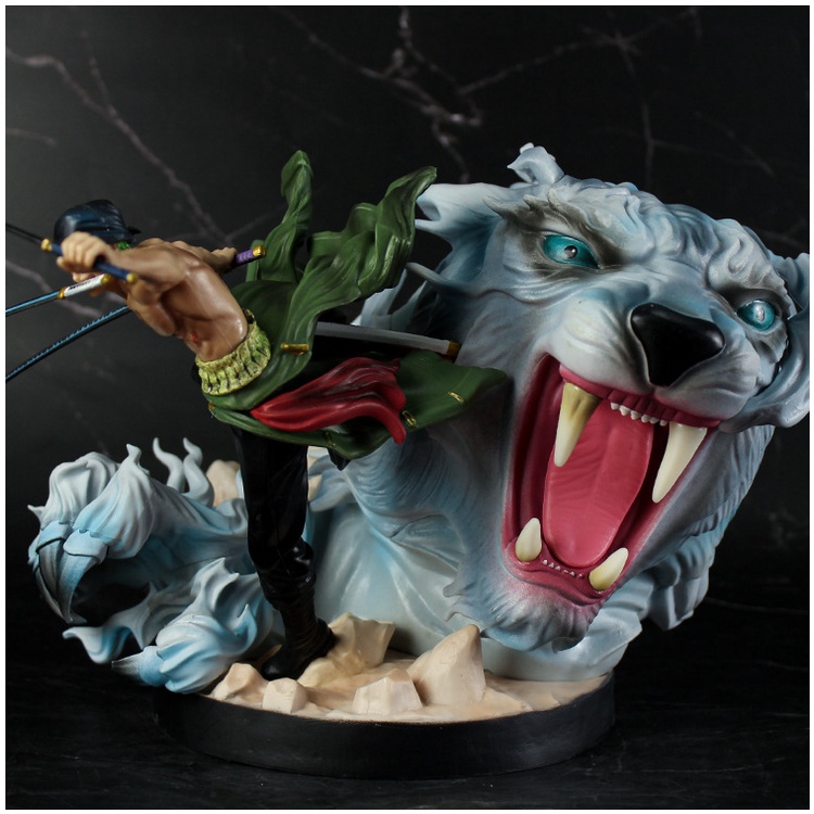 Mô Hình One Piece - Mô Hình Figure Zoro GK Resin Hổ Trắng