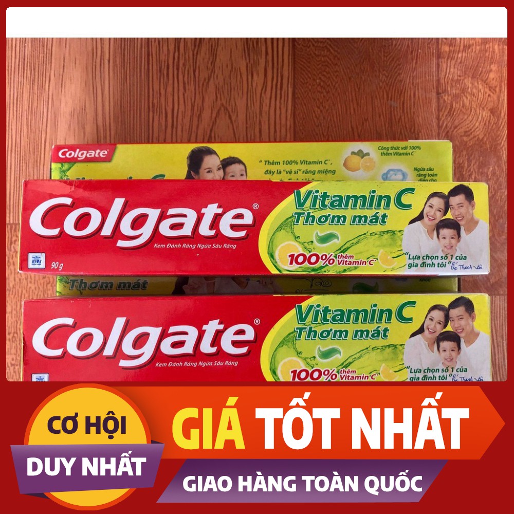 [GIẢM GIÁ SỐC]- Kem đánh ngừa sâu răng Colgate Vitamin C thơm mát 170g -[shop uy tín]