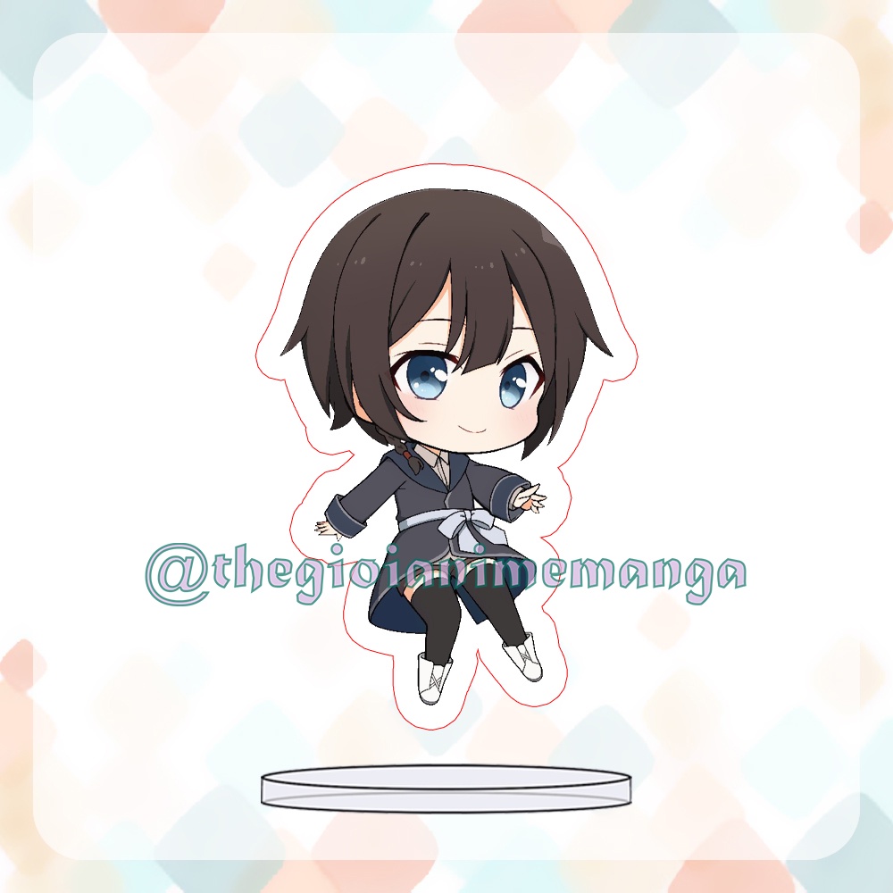 ( MINI ) Mô hình HÀNH TRÌNH CỦA ELAINA Standee Majo no Tabitabi anime chibi mica trưng bày