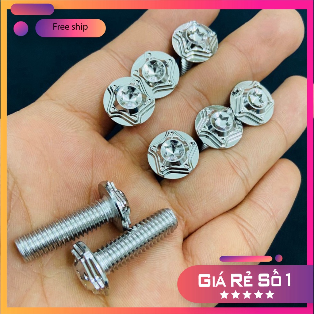 HCM  ỐC ĐĨA 8LY SALAYA SỬ DỤNG CHO CÁC LOẠI XE HONDA, YAMAHA, SUZUKI ĐỒ CHƠI XE MÁY GIÁ SỈ