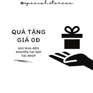 Quà tặng ngẫu nhiên giá không đồng cho khách mua khuyên kẹp