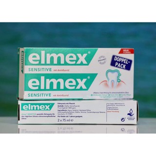 Hàng Đức Set 2 tuýp kem đánh răng Elmex Sensitive .
