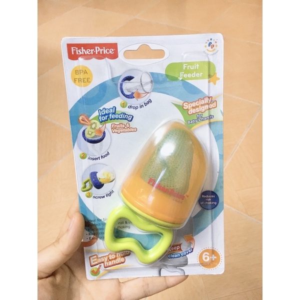 Túi ăn dặm chống hóc, lưới vải Fisher Price Thái Lan - FP201245 upass