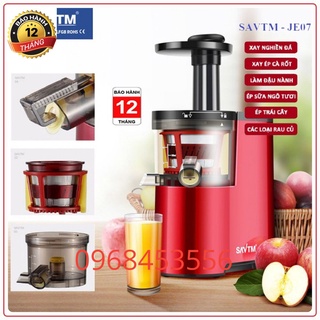 Máy Ép Chậm Trái Cây Rau Củ Quả Chính Hãng SAVTM (Bảo hành 12 tháng)