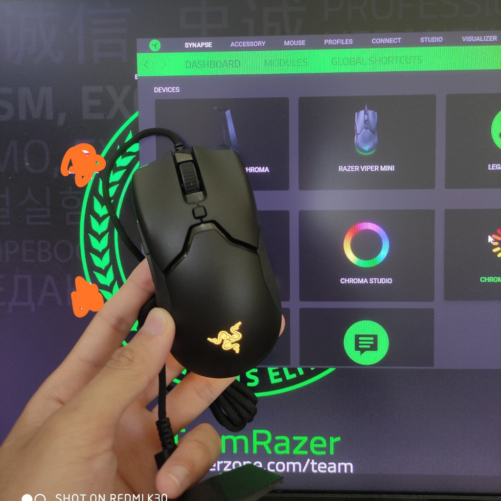 [ Hàng Hot ] [Mã 208ELSALE hoàn 7% đơn 300K] Chuột Game Razer Viper Mini - Mới 100% (Hàng Chính Hãng)