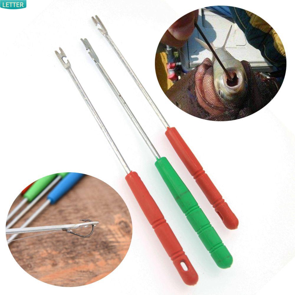 Set 10 Móc Câu Cá Bằng Thép Không Gỉ Màu Sắc Ngẫu Nhiên Chất Lượng Cao