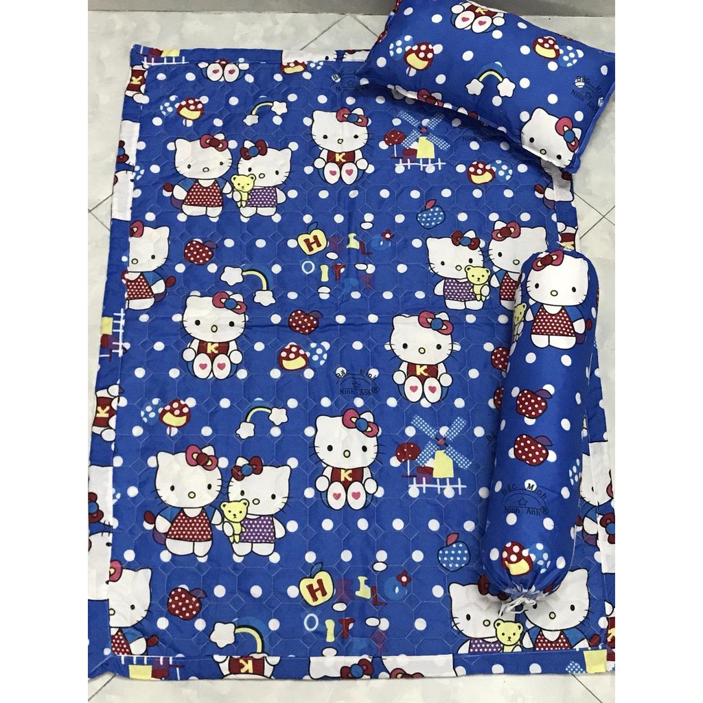 Sale lỗ bộ chăn ga gối cho bé 5 món họa tiết người nhện