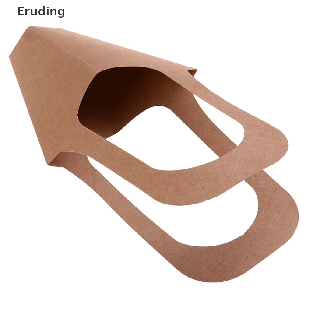 Set 5 túi giấy kraft đóng gói hoa quà tặng có quai xách thủ công