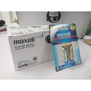 Pin AA Maxell ALKALINE BATTERY (Vỉ 2 Viên)