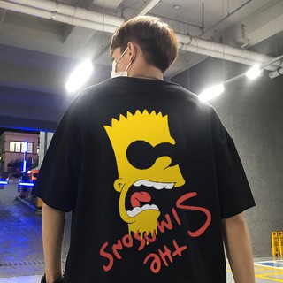 Áo Thun Tay Lỡ Unisex Bart Simson