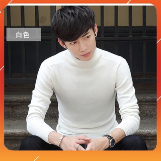 Áo Len Nam Cổ Lọ Hàng Quảng Châu Cao Cấp