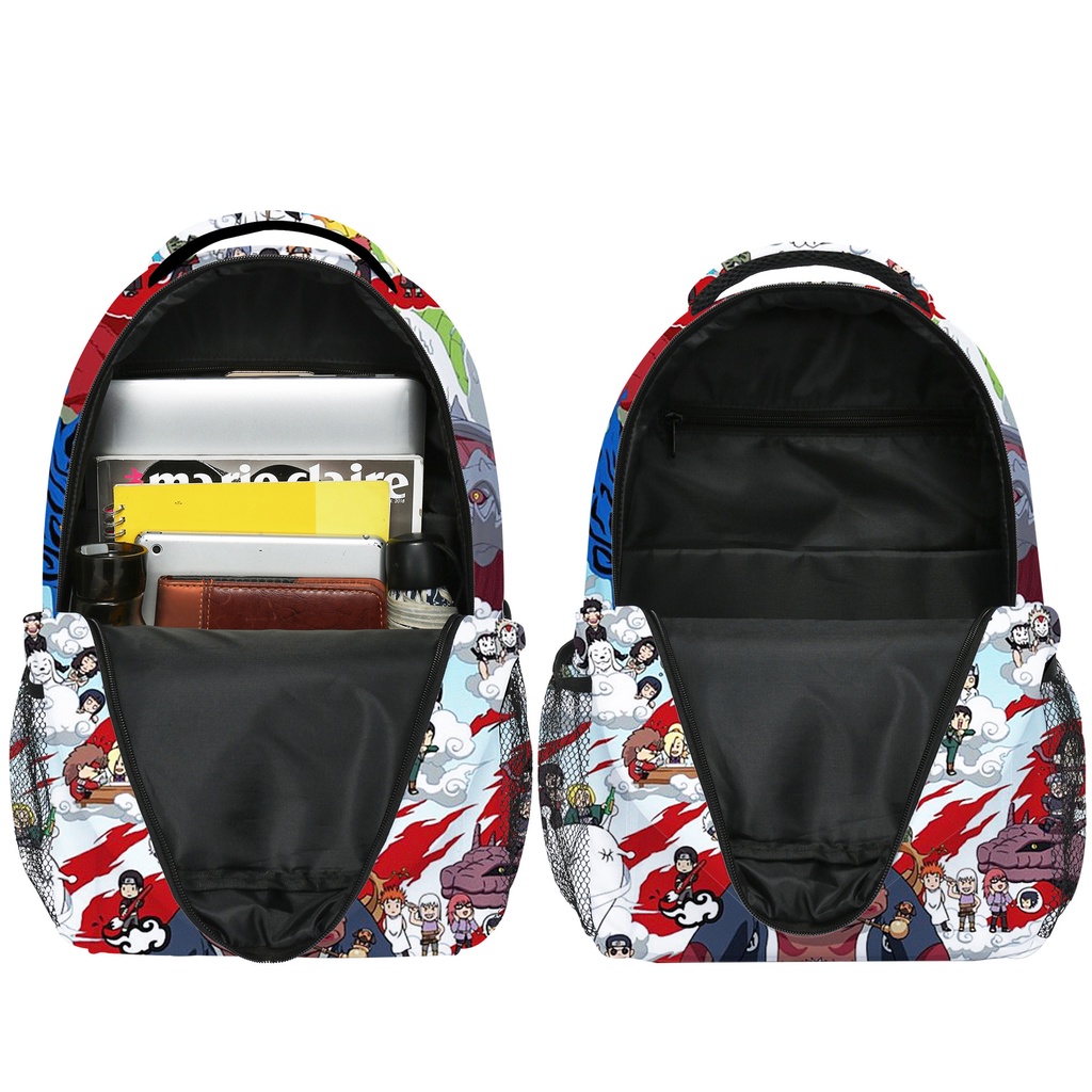 Balo Naruto Kakashi Anime balo nữ đi học Ba Lô Đi Học Hai Mặt In Hoạ Tiết Hoạt Hình Naruto Kakashi Dành Cho Bé