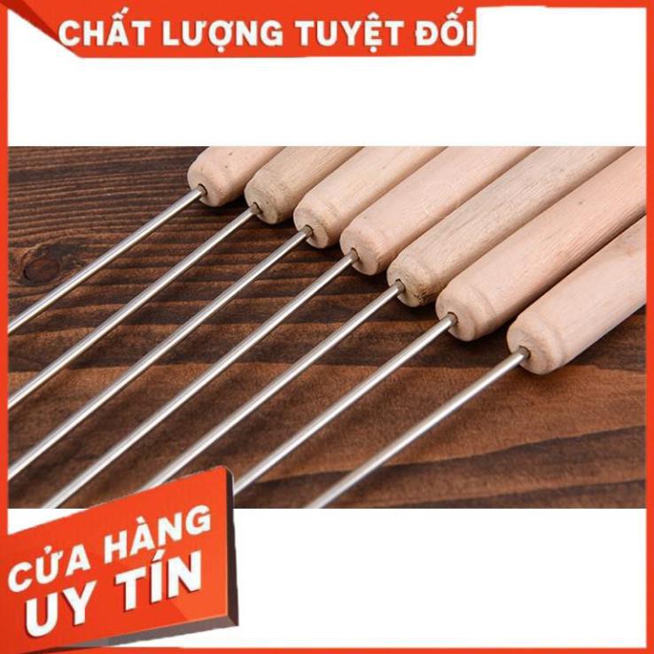 [ƯU ĐÃI! SHOP MỚI] 12 CÂY/BỘ - Xiên Nướng Inox - Xiên Que Nướng Inox 30cm - TIỆN LỢI