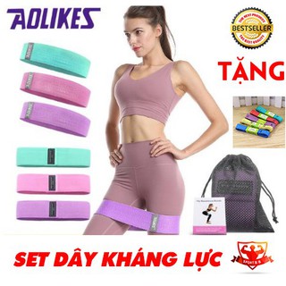 Bộ dây kháng lực tập mông, dây kháng lực tập mông Aolikes