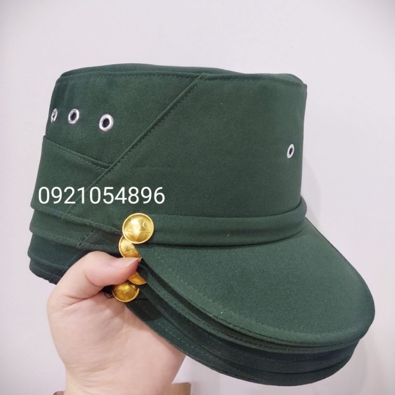 Mũ mềm cựu chiến binh màu xanh rêu, màu cỏ úa ( Ảnh thật)