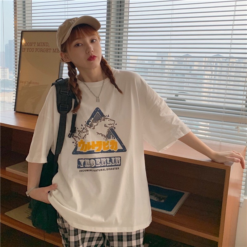 [Quà tặng là khẩu trang bạn nhé]Áo phông tay lỡ khủng long gozila siêu hót siêu dễ mặc-May22 | BigBuy360 - bigbuy360.vn