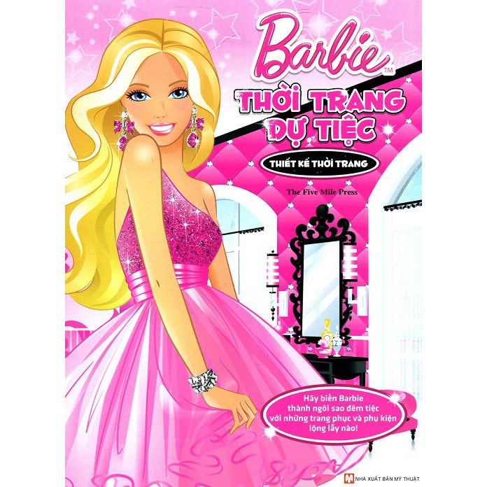 Sách - Thời Trang Dự Tiệc - Barbie Thủ Công Dựng Hình Thời Trang