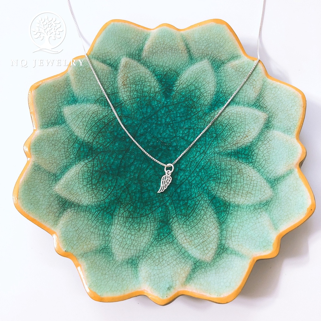 Dây chuyền bạc mặt cánh thiên thần - NQ Jewelry