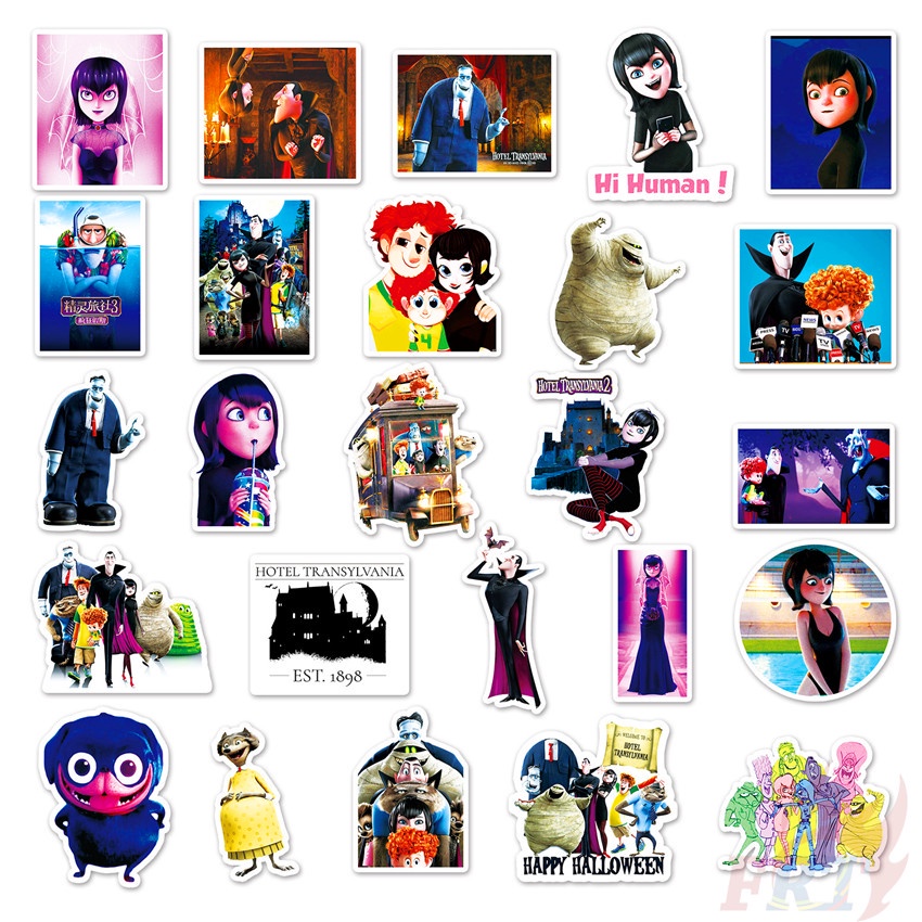 110Pcs/Set ❉ Hotel Transylvania Series A Stickers ❉ DIY Fashion Luggage Laptop Skateboard Decals Doodle Stickers