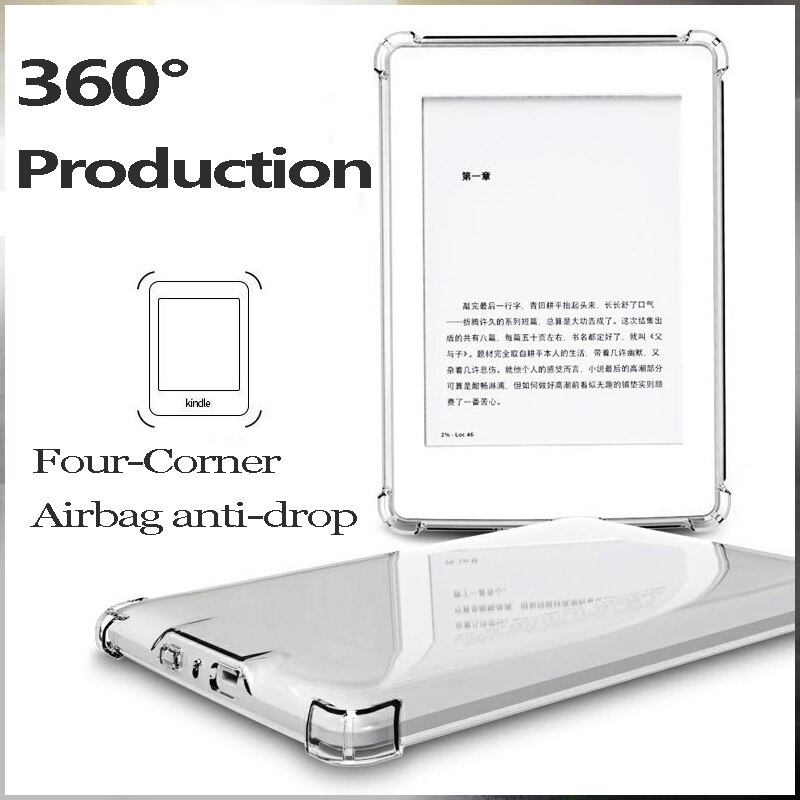 Ốp máy tính bảng silicon trong suốt chống rơi cho Kindle Paperwhite 5 2021