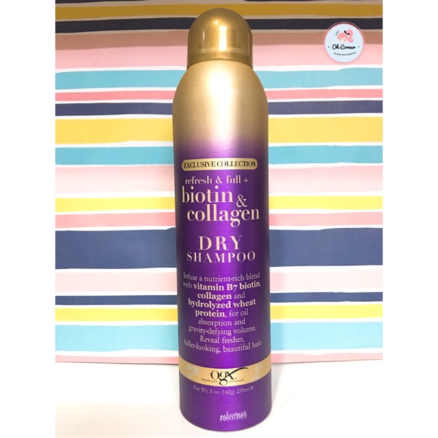 Dầu gội khô OGX Biotin
