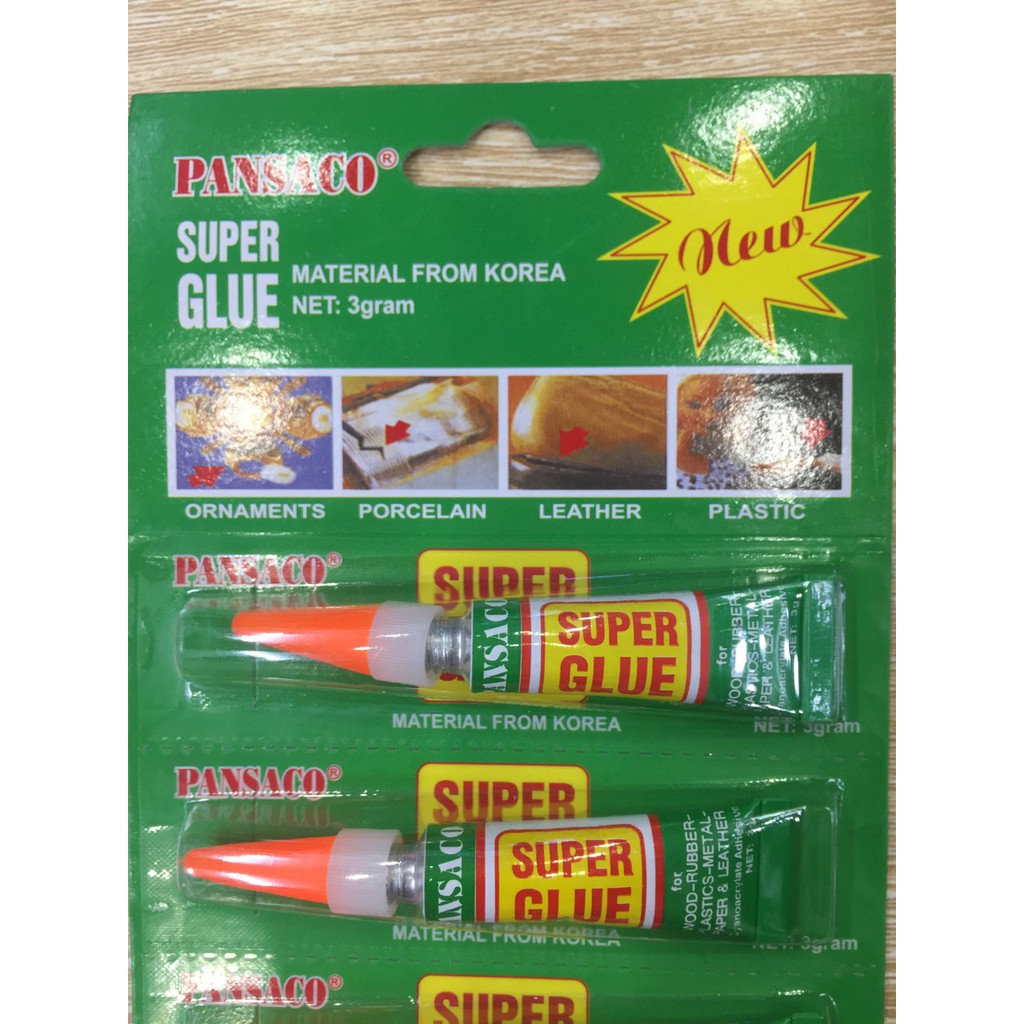 Keo dán siêu dính SUPER GLUE chính hãng 100% PANSACO