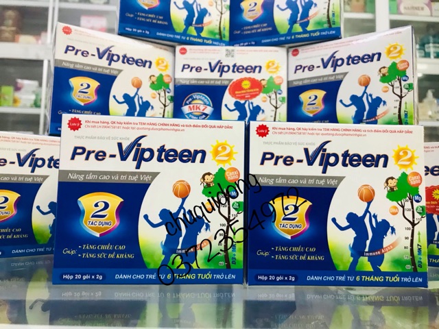 ✅( tích điểm 6 tặng 1 ) pre vipteen 2 phát triển chiều cao, sức đề kháng và hệ miễn dịch