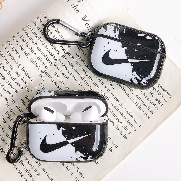 Vỏ Bảo Vệ Hộp Sạc Tai Nghe Airpods Pro Mềm Kèm Móc Tiện Dụng