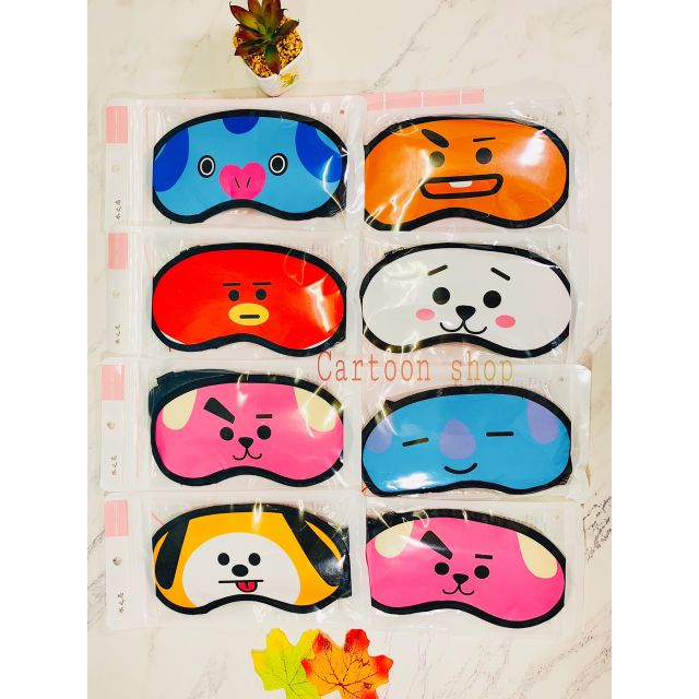 Bịt mắt có bọc nước BT21 BTS