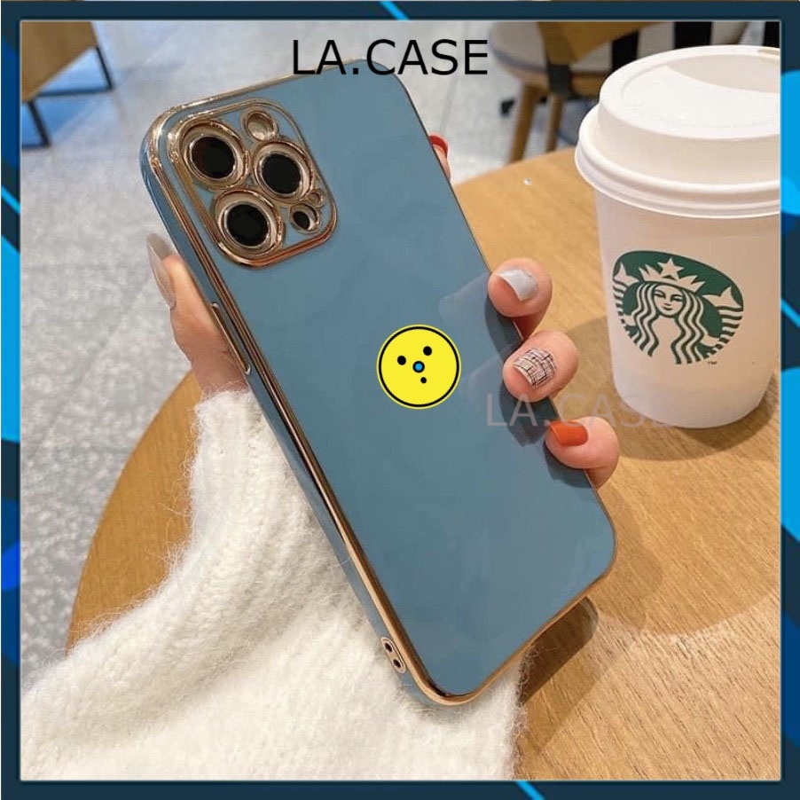 Ốp lưng iphone dẻo viền mạ sang trọng dành cho Iphone 12 Promax/ 12 Mini Full Camera - 12/12 Pro Hở Camera - LOG O Tá o