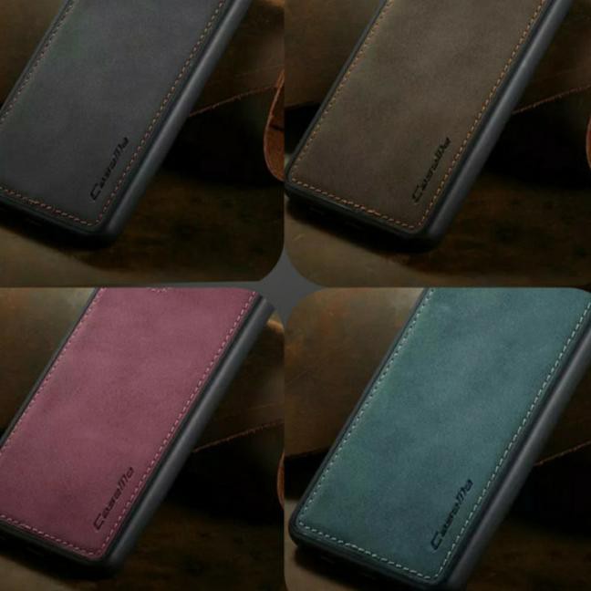 Ốp Điện Thoại Da Màu Đen Q7 Cho Samsung Galaxy Note 10 Plus | BigBuy360 - bigbuy360.vn