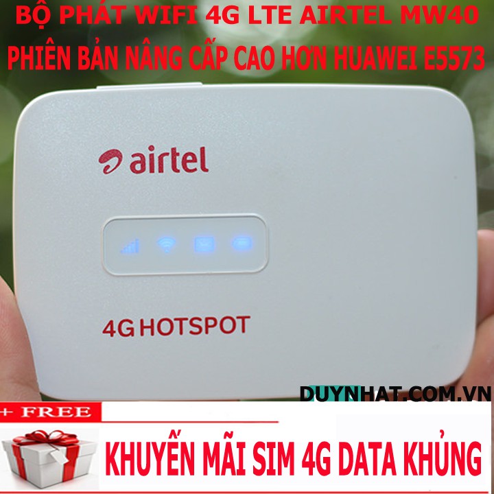 Mua Vua Sale Thiết Bị Phát Wifi Airtel Mw40 Hàng Nhập Khẩu