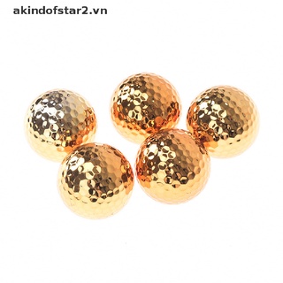 1pc golf balls novel ball golf equipment gold color