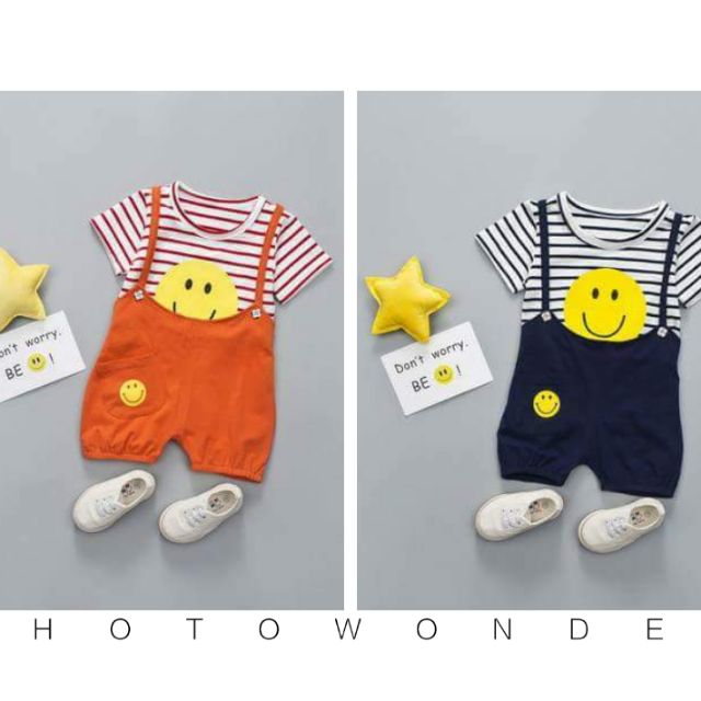 Set yếm mặt cười cho bé trai /gái